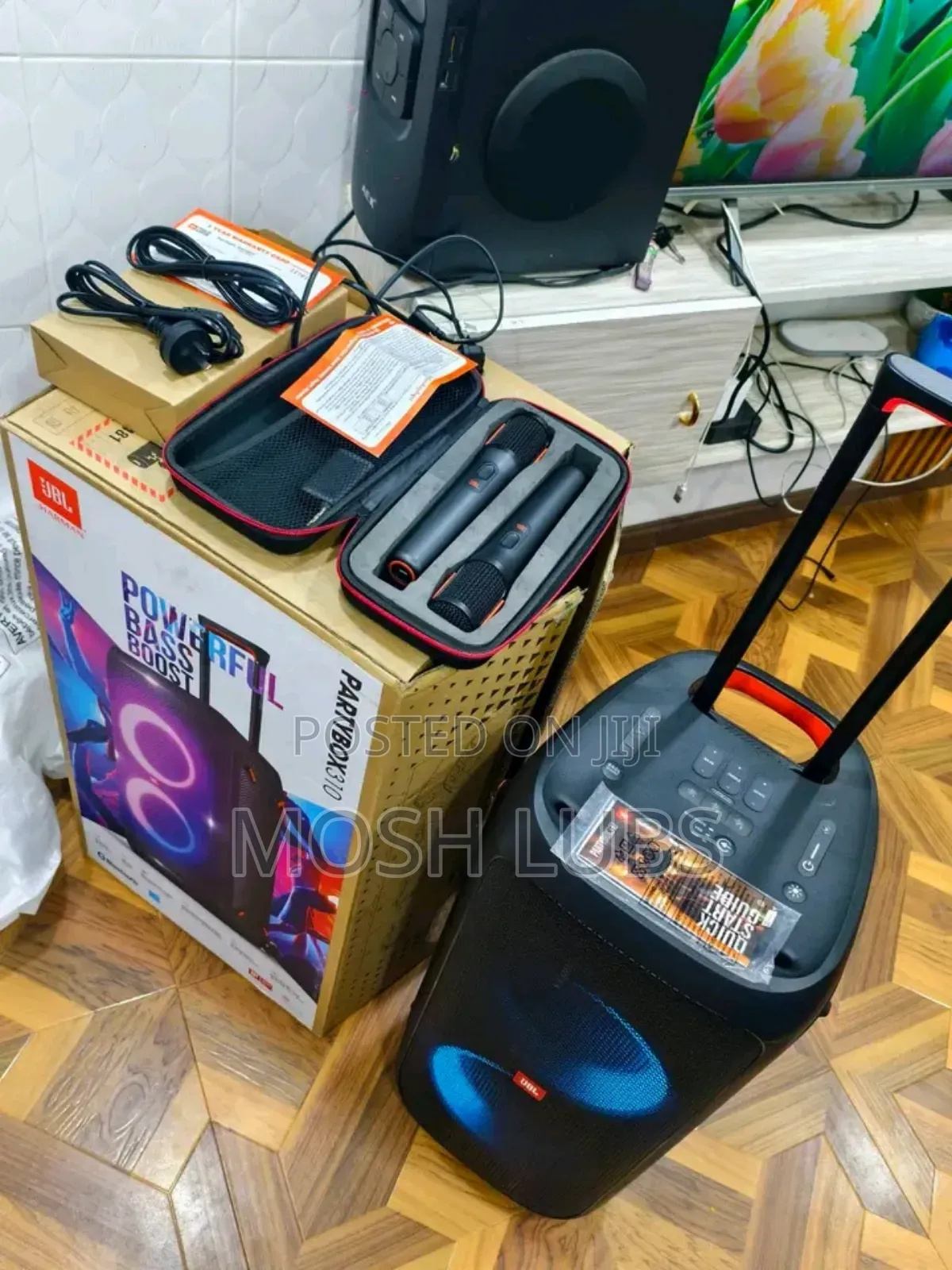JBL Party Box 310 With Dual JBL Mics
