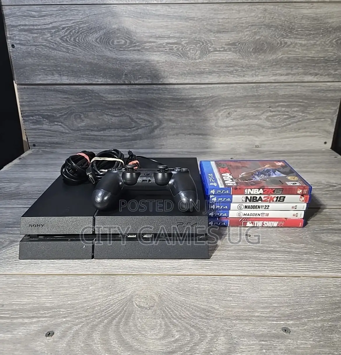 Sony Playstation 4 500gb Game Console W/ Controller 5 Sports Games