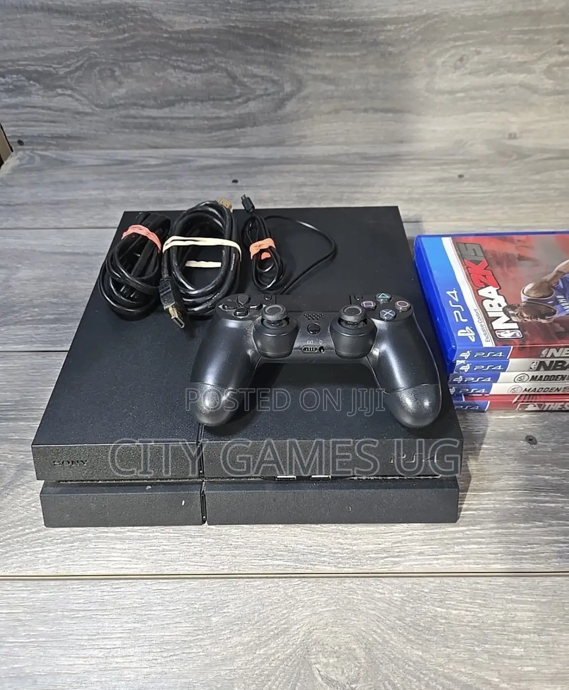 Sony Playstation 4 500gb Game Console W/ Controller 5 Sports Games