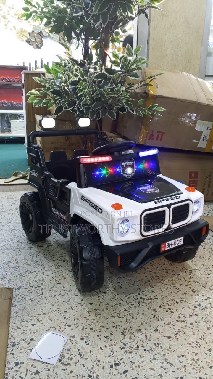 Ride-on Electric Toy Jeep for Children, Branded as "Speed"