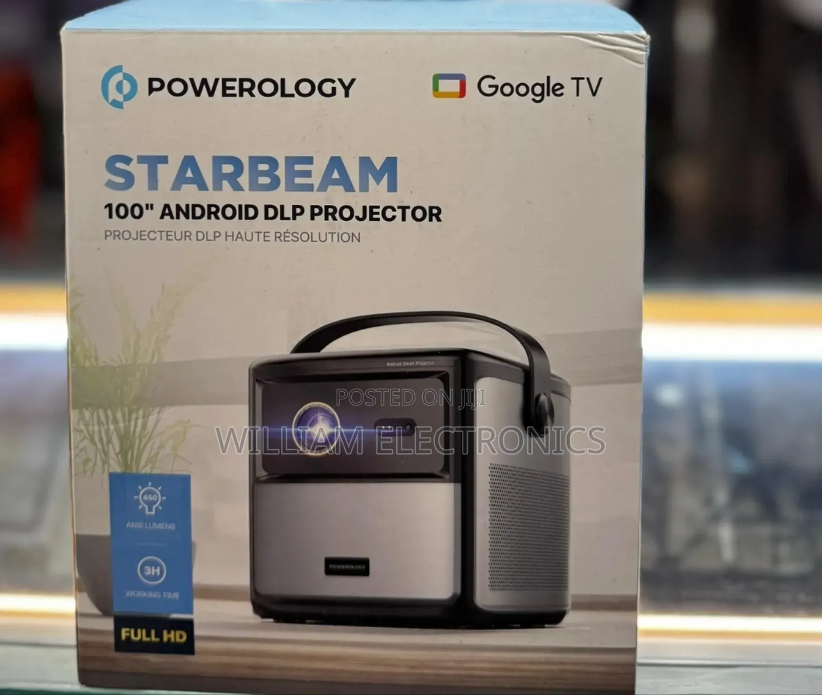Powerology Starbeam 100 Inch Android DLP Projector
