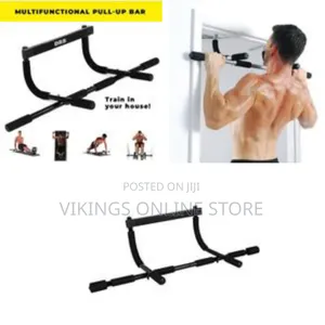 Wall-Mounted Drawbar Iron Gym Horizontal Bar Pull-Up Bars Multi-Grip
