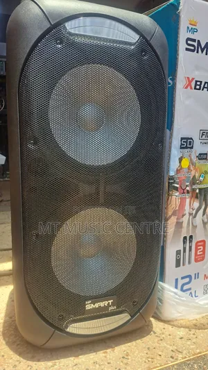Smart Plus X Bass Rechargeable Amplified Speaker Two Microphones