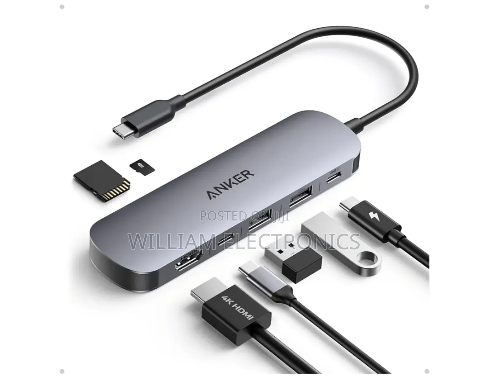 Anker Portable Multifunctional Usb - C Hub 7in1 Hdmi