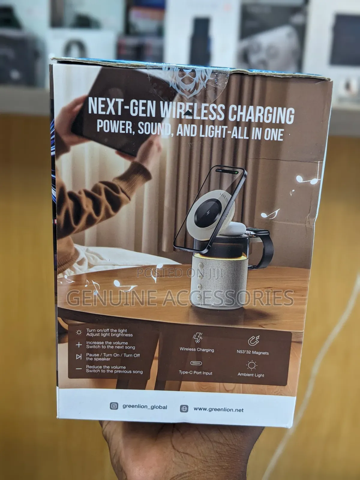 Green Lion 5 in 1 With Integrated Bluetooth Speaker