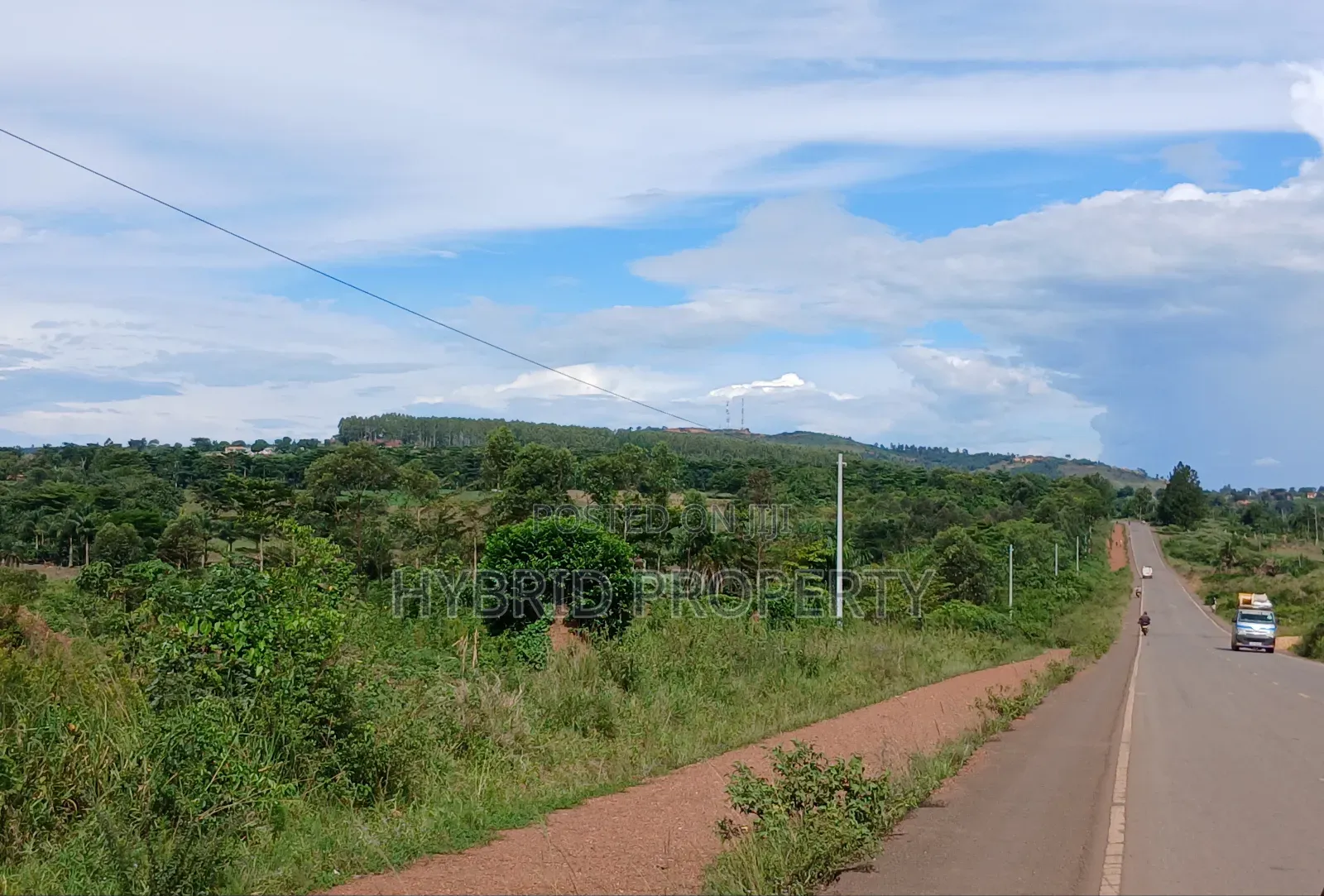145acres Of Commercial Tarmac Land For Sale At Busunju Along Hoima Rd.