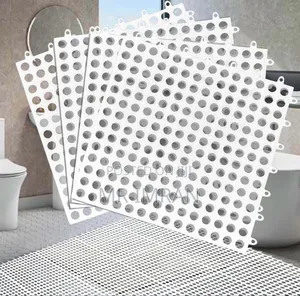 Interlocking White Floor Rubber Mat Tiles