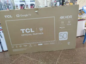 50 Inches Smart Uhd TCL Flat Screen Flameless Tv