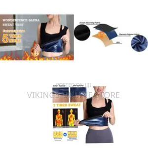 Size: 46 Women Sauna Vest Shirt Sweat Suit Shapewear Tank Top Workout