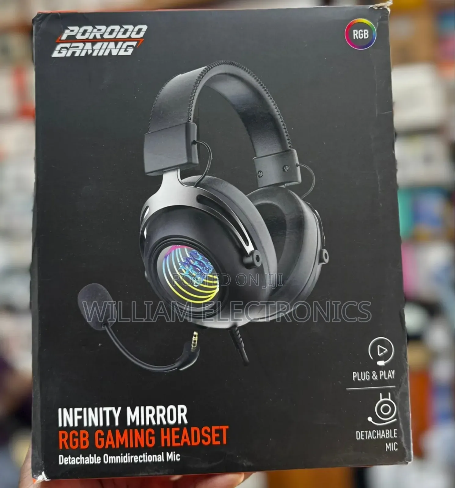 Porodo Gaming Infinity Mirror RGB Gaming Headset With Mic