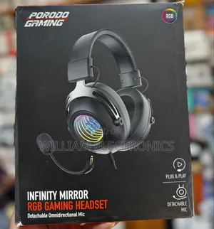 Porodo Gaming Infinity Mirror RGB Gaming Headset With Mic