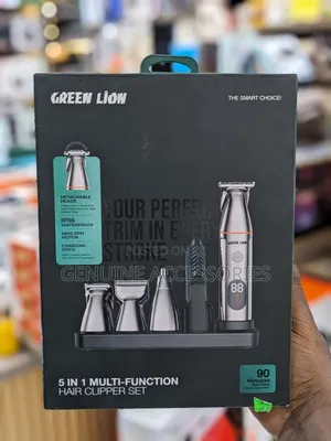Green Lion 5 in 1 Multi-Functional Hair Clipper Set
