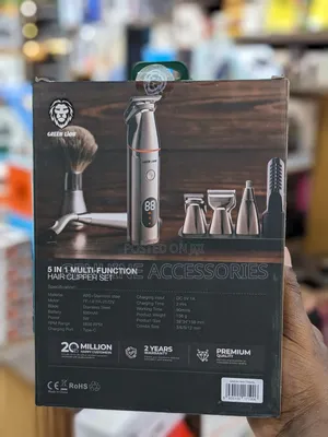 Green Lion 5 in 1 Multi-Functional Hair Clipper Set