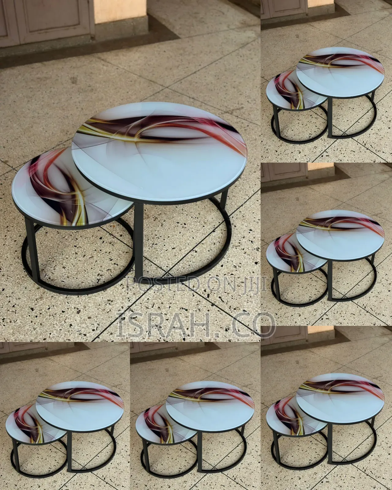 2in1 Glass Tables