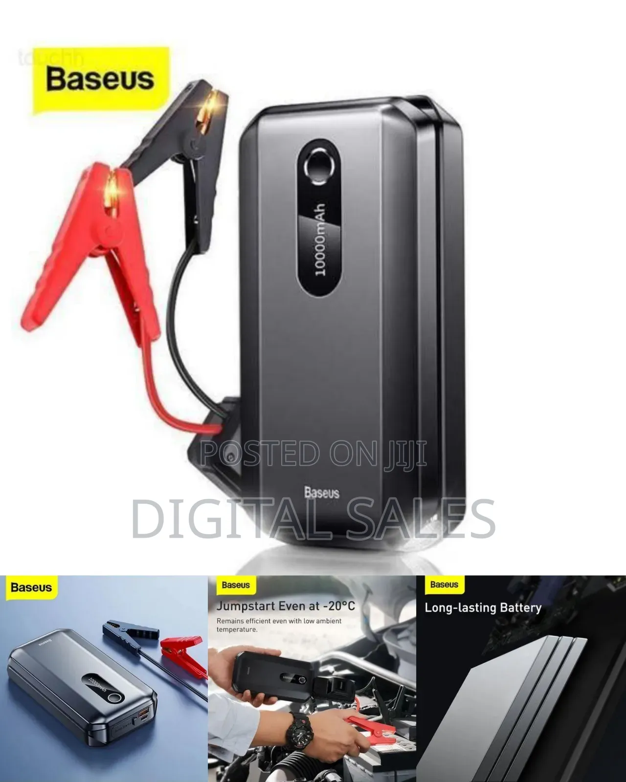 Baseus Super Energy Series 1000a Instant Current Car Jump Starter