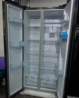 Pixel 560 Litres Side by Side Frost Free Refrigerator- Black