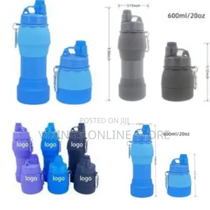 1 Piece of Collapsible Lightweight Water Bottle Food-Grade Silicone