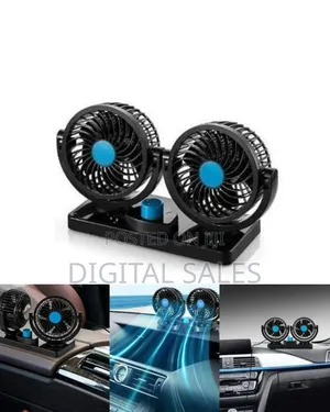 Dual-head Wireless Car Fan