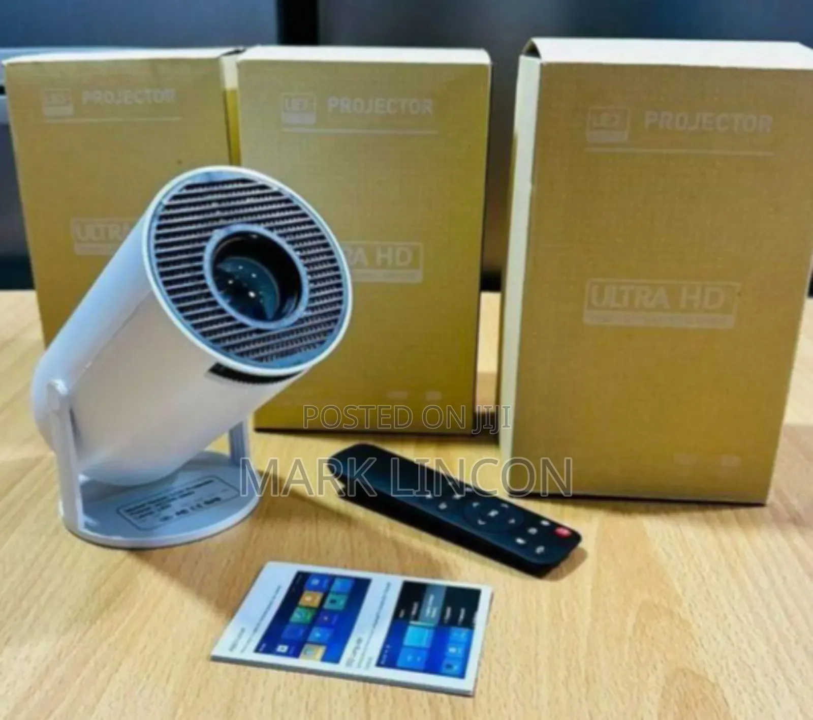 Mini Smart Led Projector Frequently Identified as Hy 300, 180 Degree.