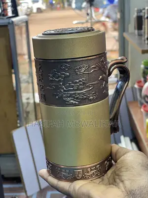 Gold Brown Vacuum Cup
