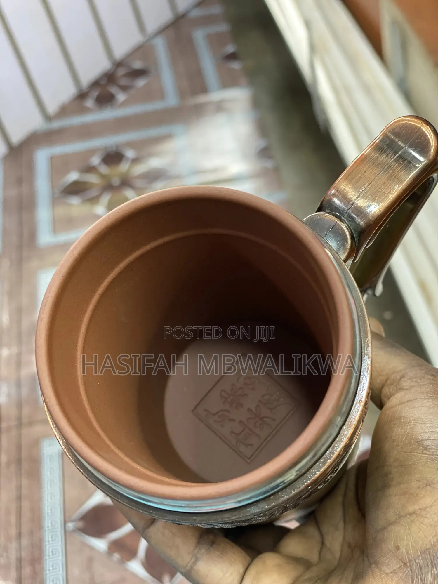 Gold Brown Vacuum Cup