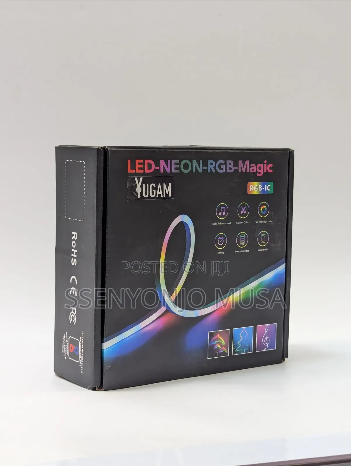 Neon RGB Led Strip Light 5m – Usb Waterproof Ip67, Bt App Remote