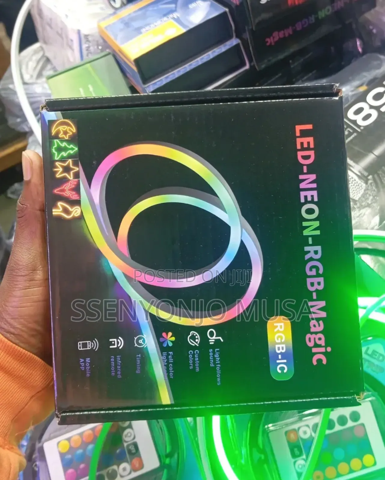 Neon RGB Led Strip Light 5m – Usb Waterproof Ip67, Bt App Remote