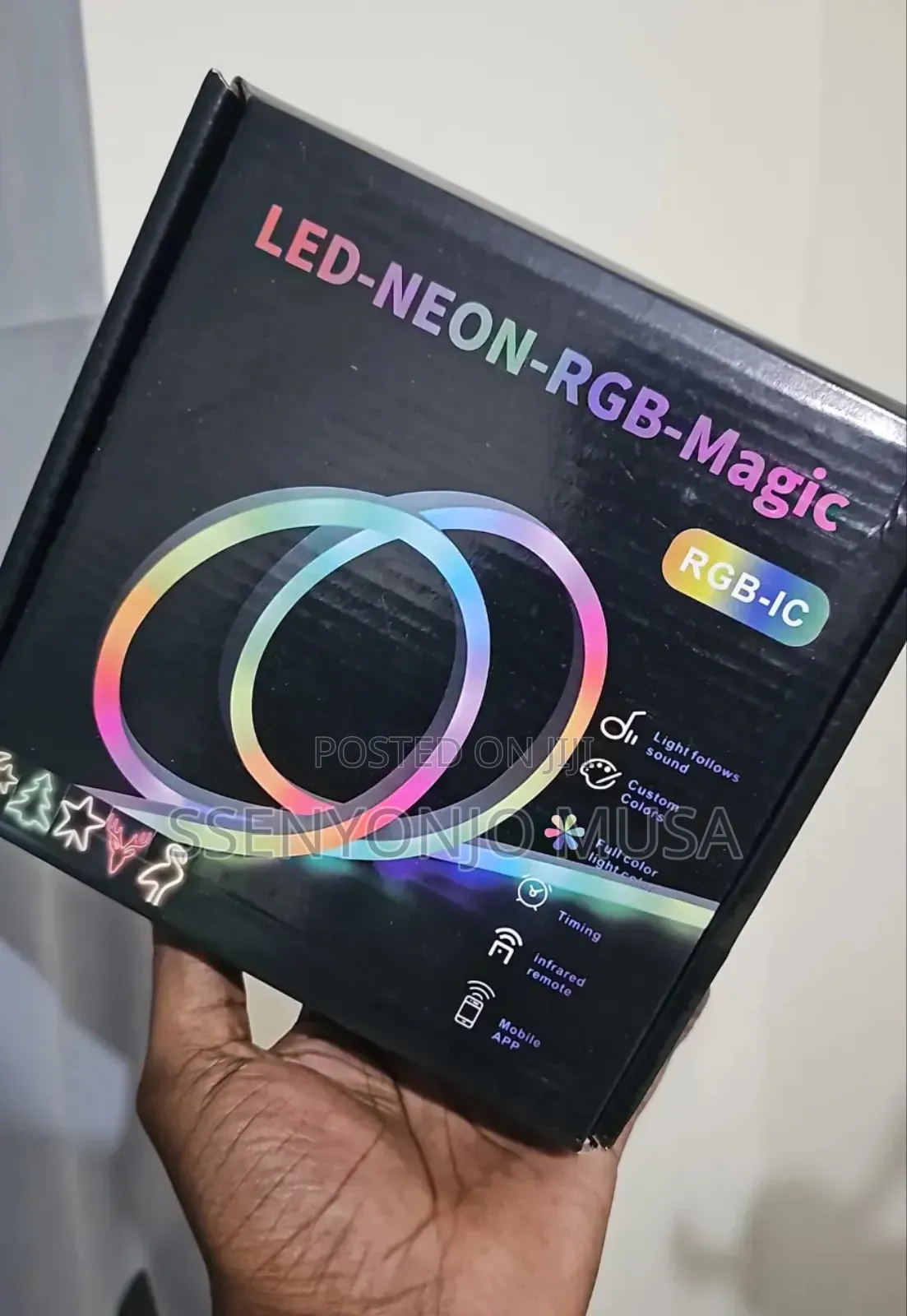 Neon RGB Led Strip Light 5m – Usb Waterproof Ip67, Bt App Remote