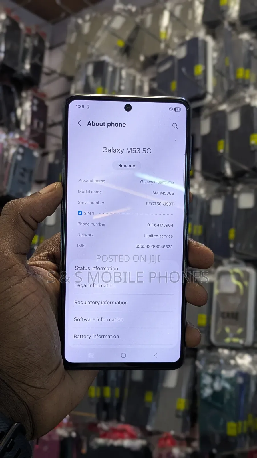 Samsung Galaxy M53 128 GB Gray