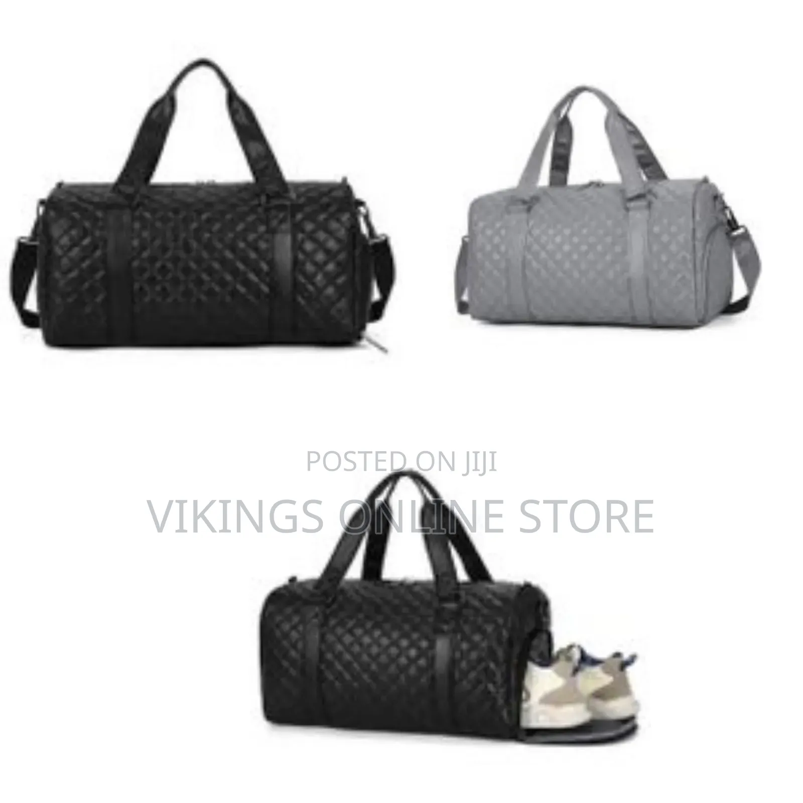 Gym Bag for Women Pu Sports Duffel Bag Workout, Overnight Weekender