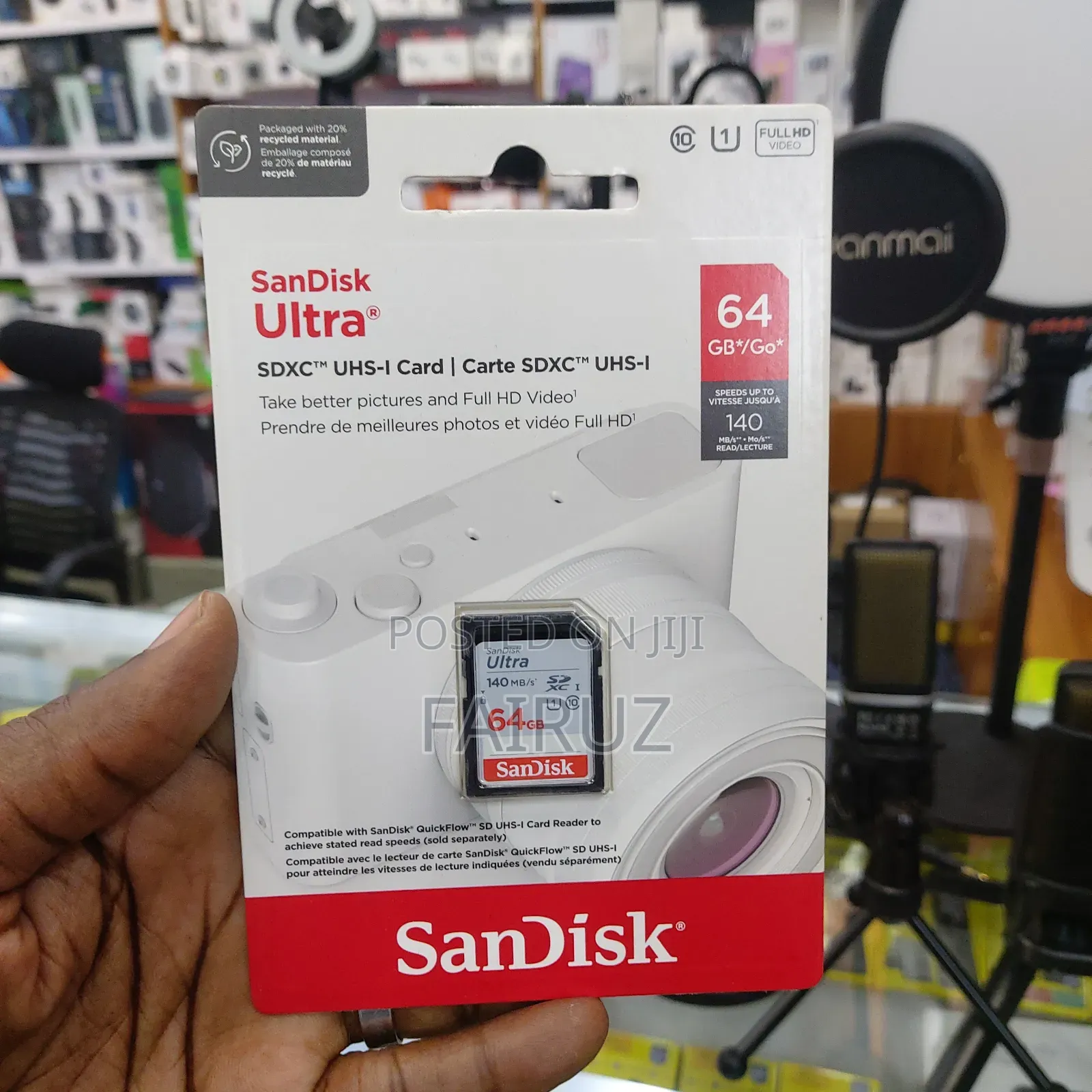 64gb Sandisk Sd Ultra Camera Card