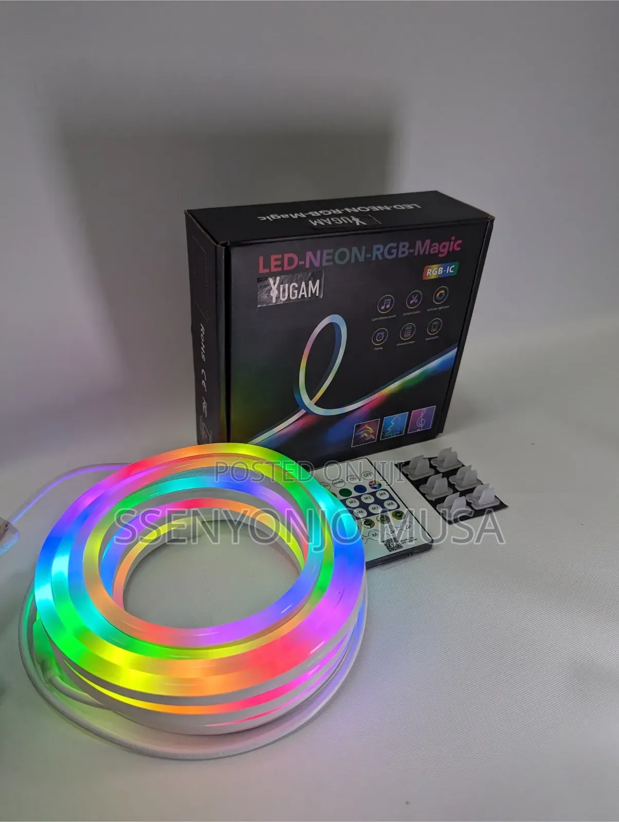Neon RGB Led Strip Light 5m – Usb Waterproof Ip67, Bt App Remote