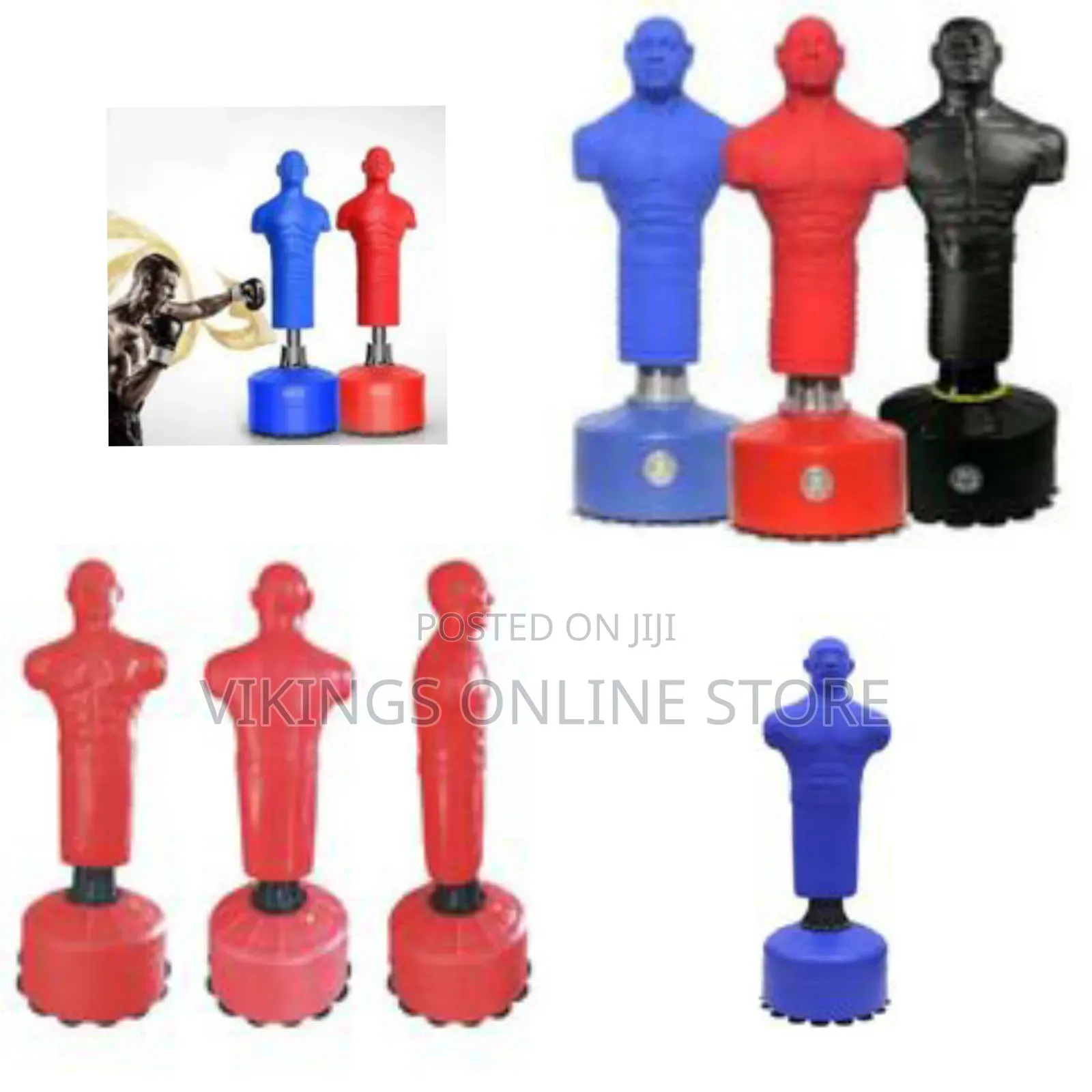Professional Standing Punching Kick Boxing Man Body Human Shape