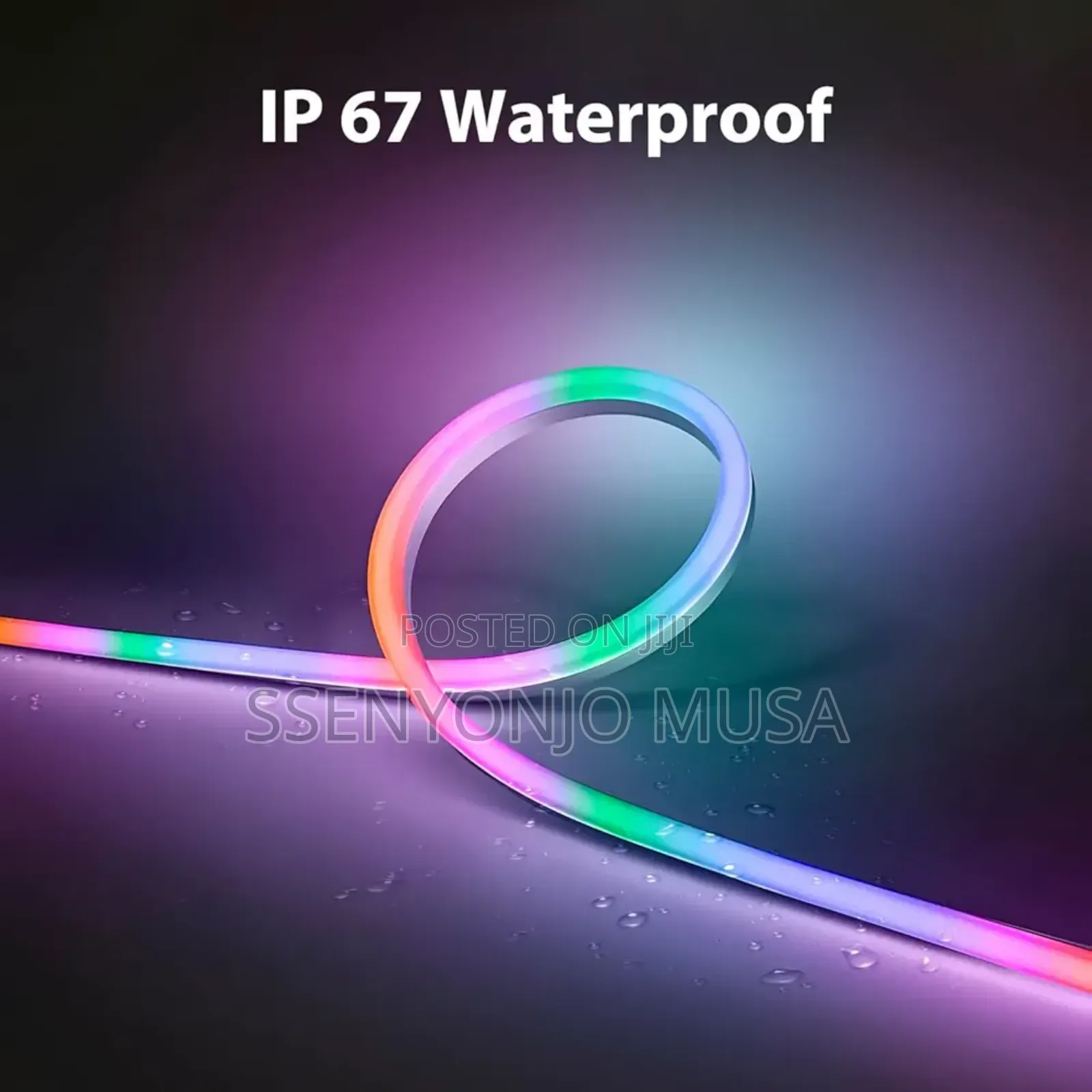 Neon RGB Led Strip Light 5m – Usb Waterproof Ip67, Bt App Remote