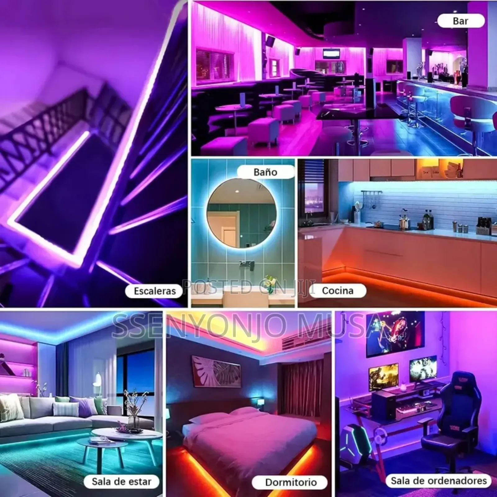 Neon RGB Led Strip Light 5m – Usb Waterproof Ip67, Bt App Remote