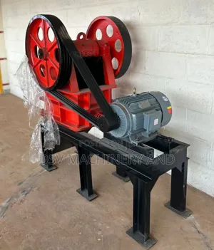 Jaw Crusher 150*250 With 10hp 3 Phase Motor and Stand Complete Set