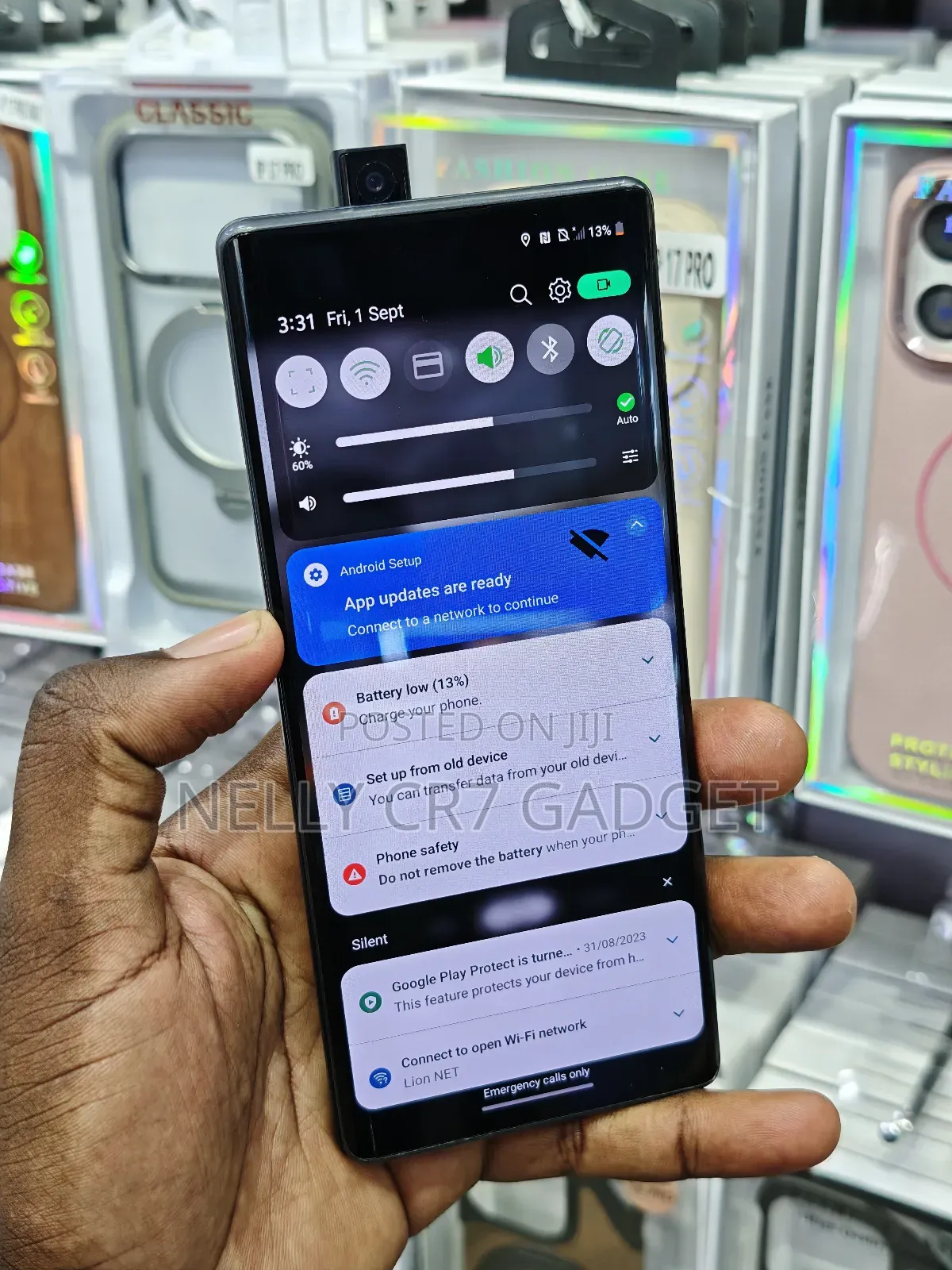 LG Wing 5G 256 GB Black