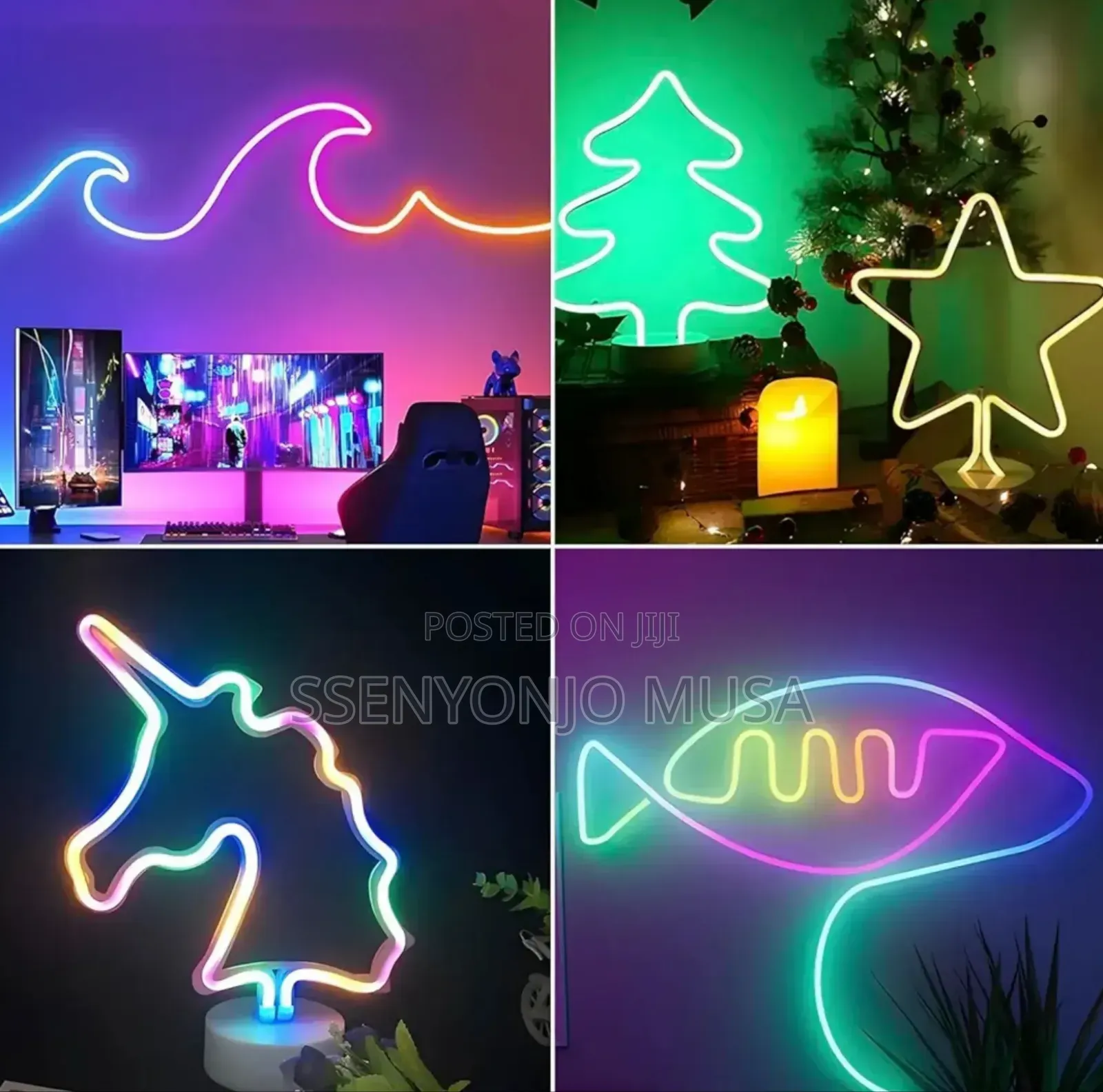 Neon RGB Led Strip Light 5m – Usb Waterproof Ip67, Bt App Remote