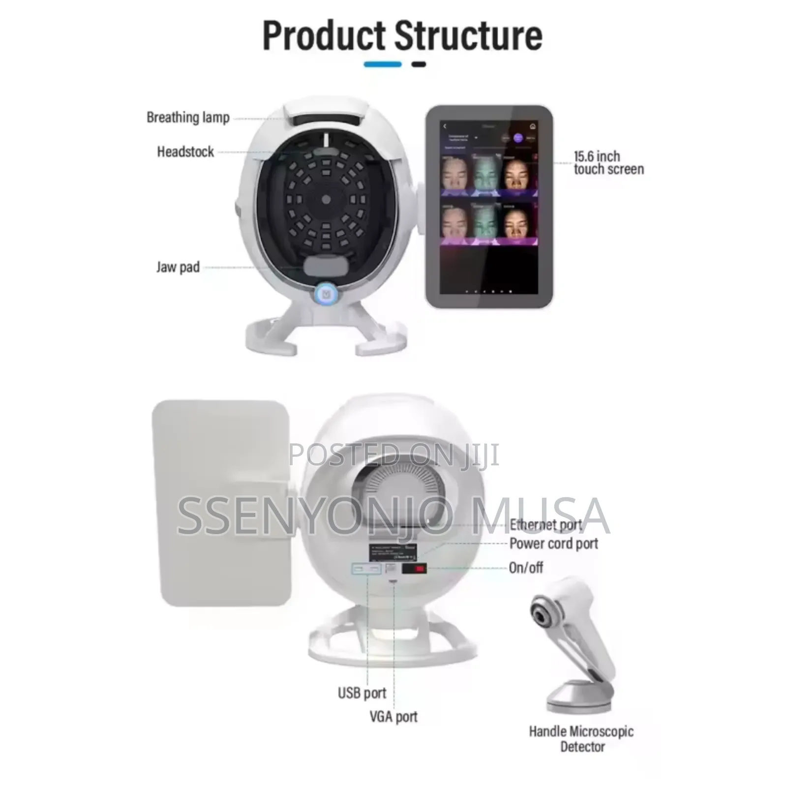 Professional Facial Skin Analysis Machine – 36mp Ai 3d Skin Analyzer