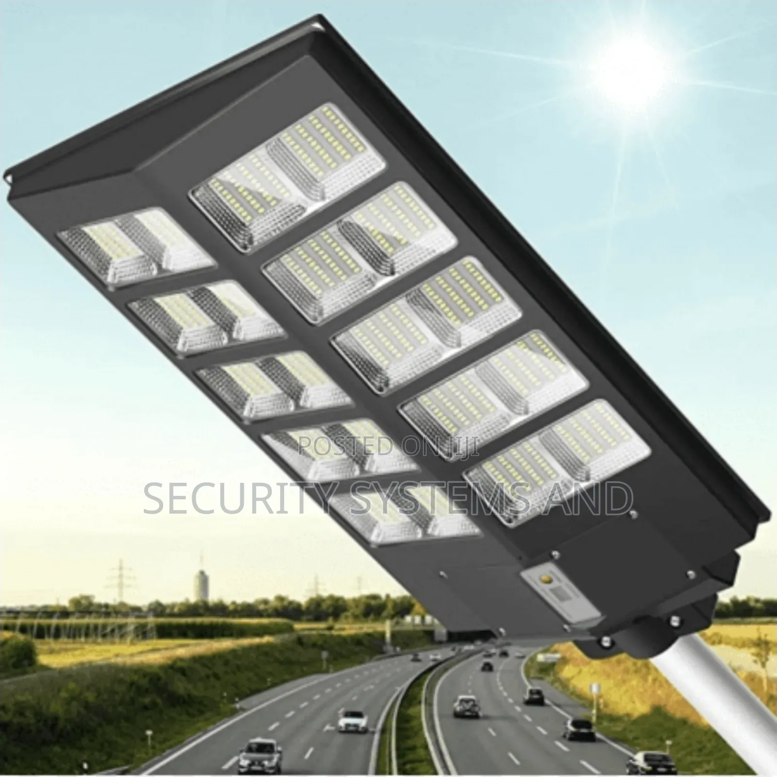 Led Solar Street Light 800 Watts With Remote and Mountable Pole