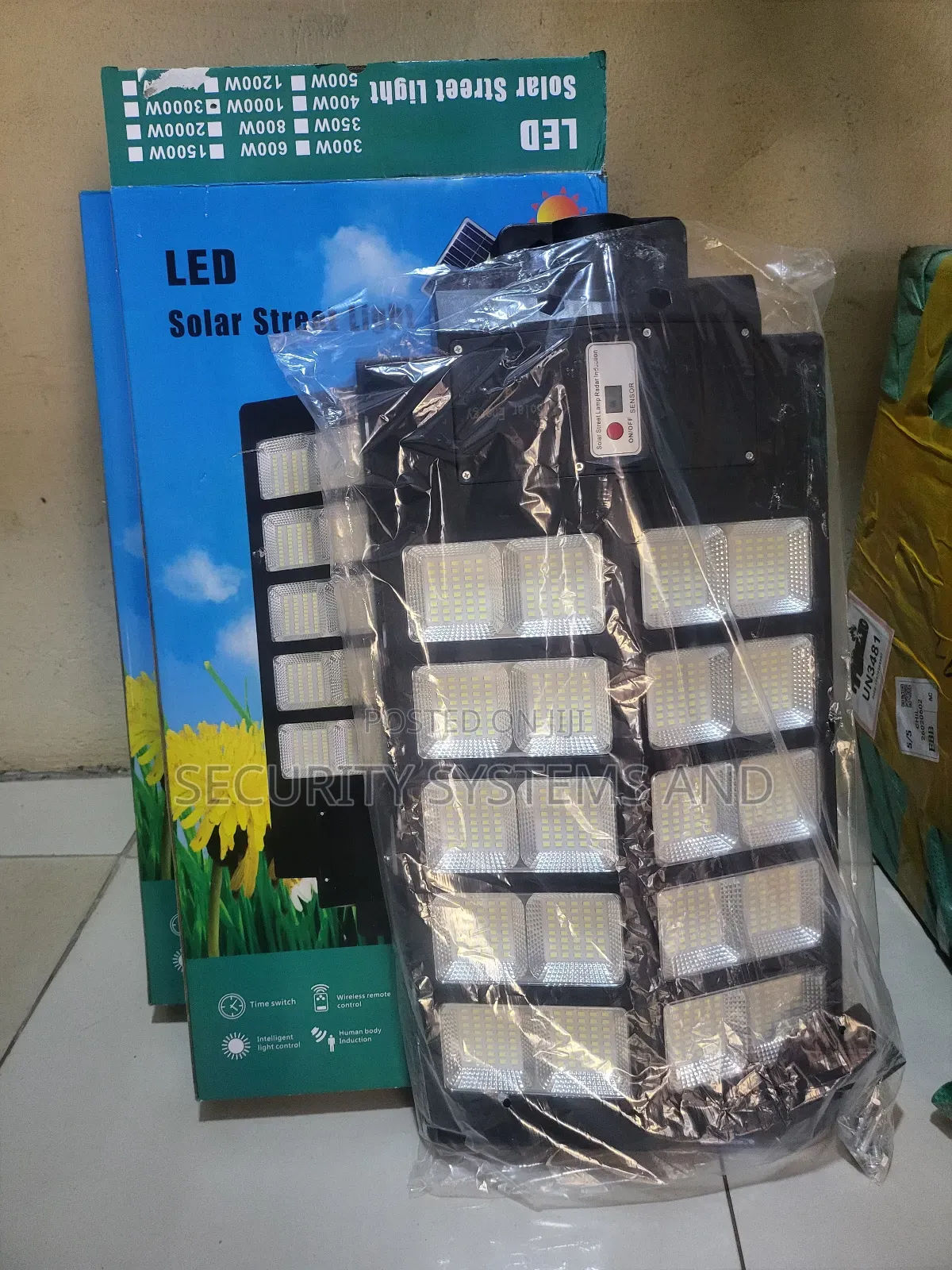 Led Solar Street Light 1000 Watts With Sensor and Remote for Outdoor