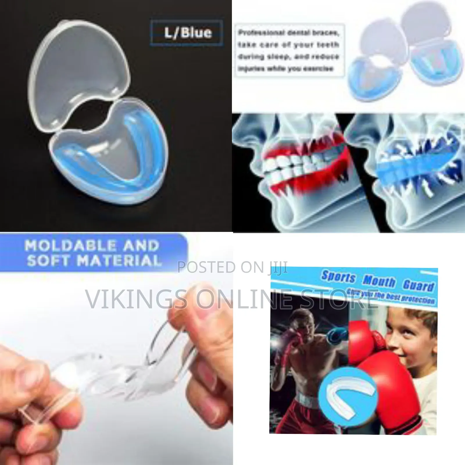 1pc Eva Sports Mouth Guard Taekwondo Basketball Boxing Braces Tooth