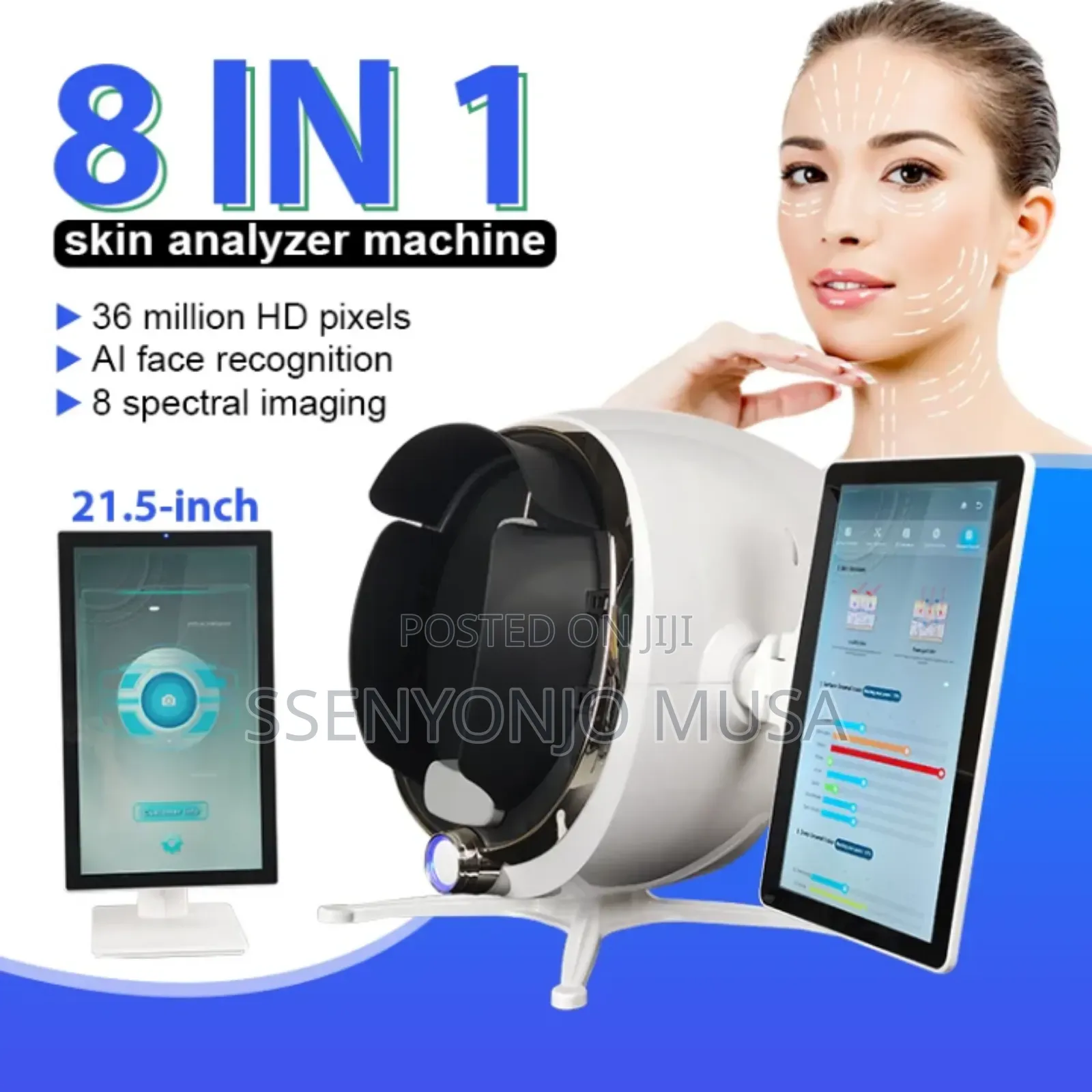 Professional Facial Skin Analysis Machine – 36mp Ai 3d Skin Analyzer