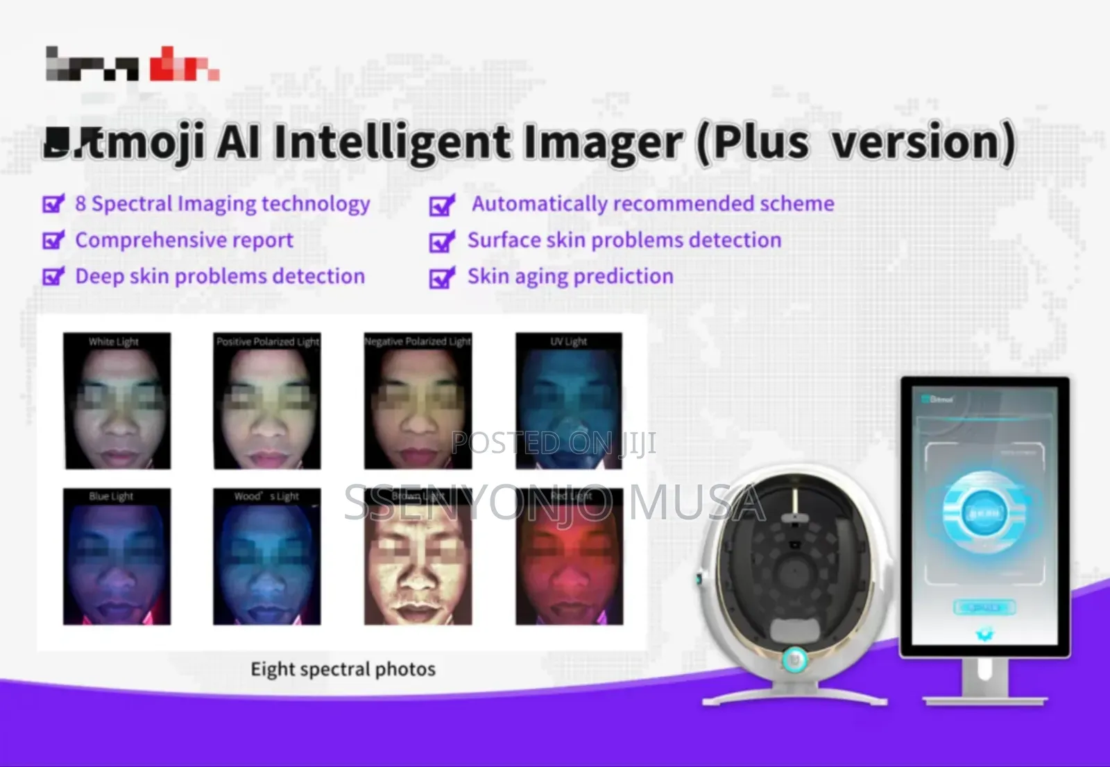 Professional Facial Skin Analysis Machine – 36mp Ai 3d Skin Analyzer