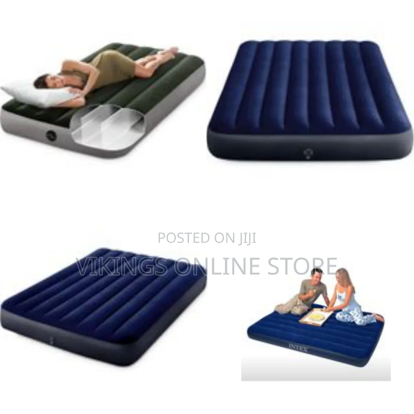1.37m*1.91m*25cm or 54"*75"*10" Intex Double Size Classic Downy