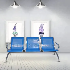 Kinbor 3-Seat Metal Waiting Room Chair