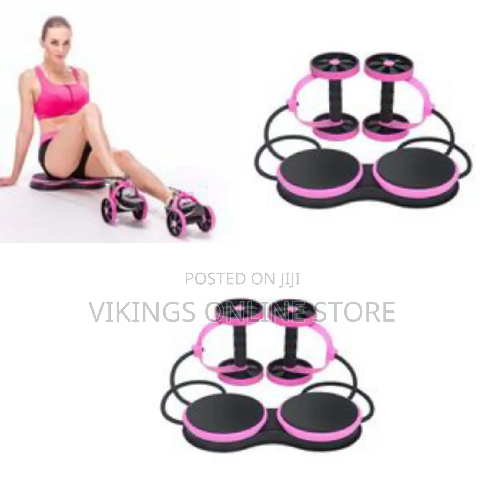 Multi-Functional Abdominal Muscle Exercise Trainer, Pink