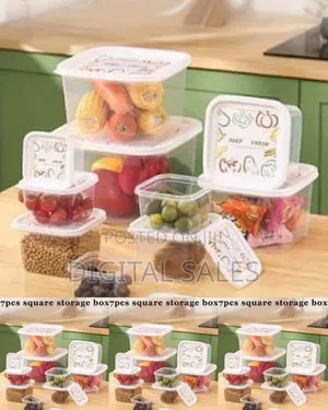 7-Piece Set Food Storage Containers