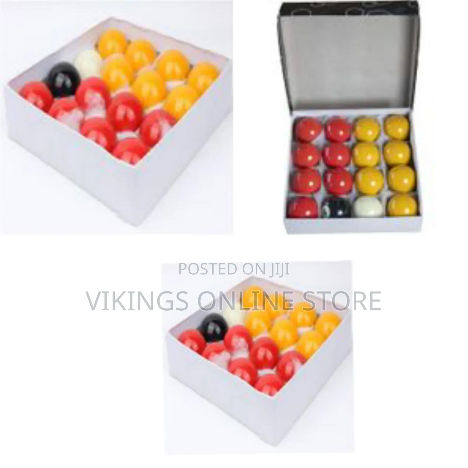 Red Yellow Black Aramith 2” Gaming Snooker Billiard Ball Set