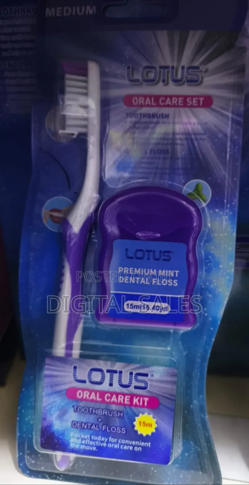 Lotus Oral Care Set , Premium Mint Dental Floss